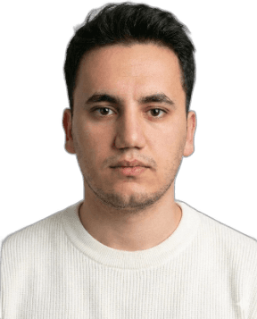 Enes Şahin'in siyah beyaz portresi